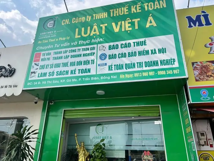 Chi nhánh Trấn Biên – Luật Việt Á