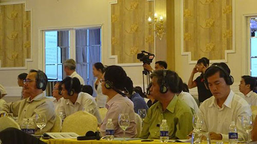 Sản xuất sợi kỹ thuật cao tại Công ty Hyosung Việt Nam. Ảnh: V. Nam Nguyễn Ngọc Tuấn - đón đầu TPP