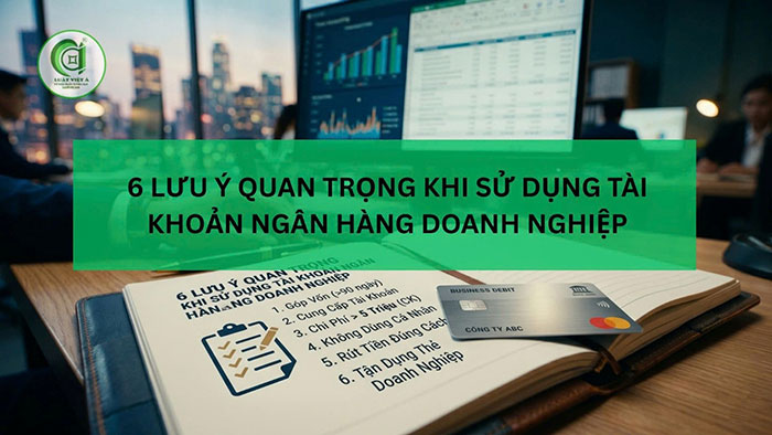 6 Lưu Ý Quan Trọng Khi Sử Dụng Tài Khoản Ngân Hàng Doanh Nghiệp 6 Lưu Ý Quan Trọng Khi Sử Dụng Tài Khoản Ngân Hàng Doanh Nghiệp