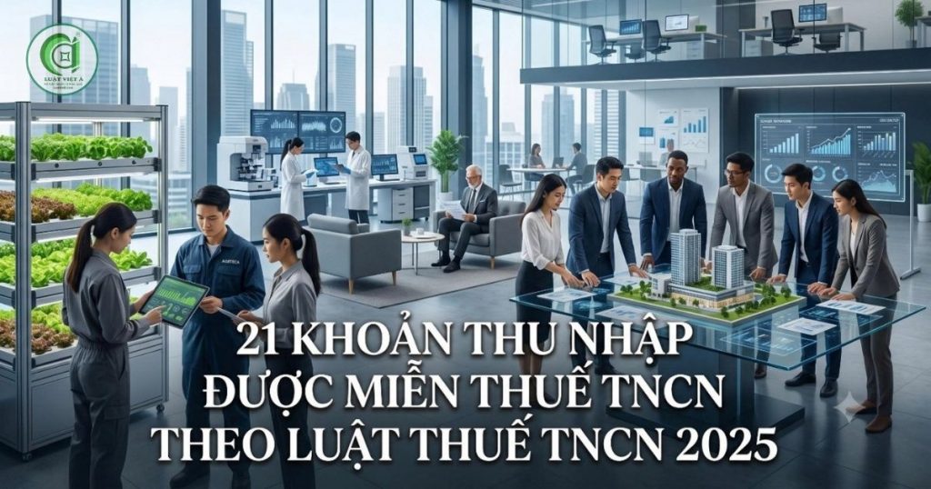21 Khoản Thu Nhập Được Miễn Thuế Tncn Theo Luật Thuế TNCN 2025